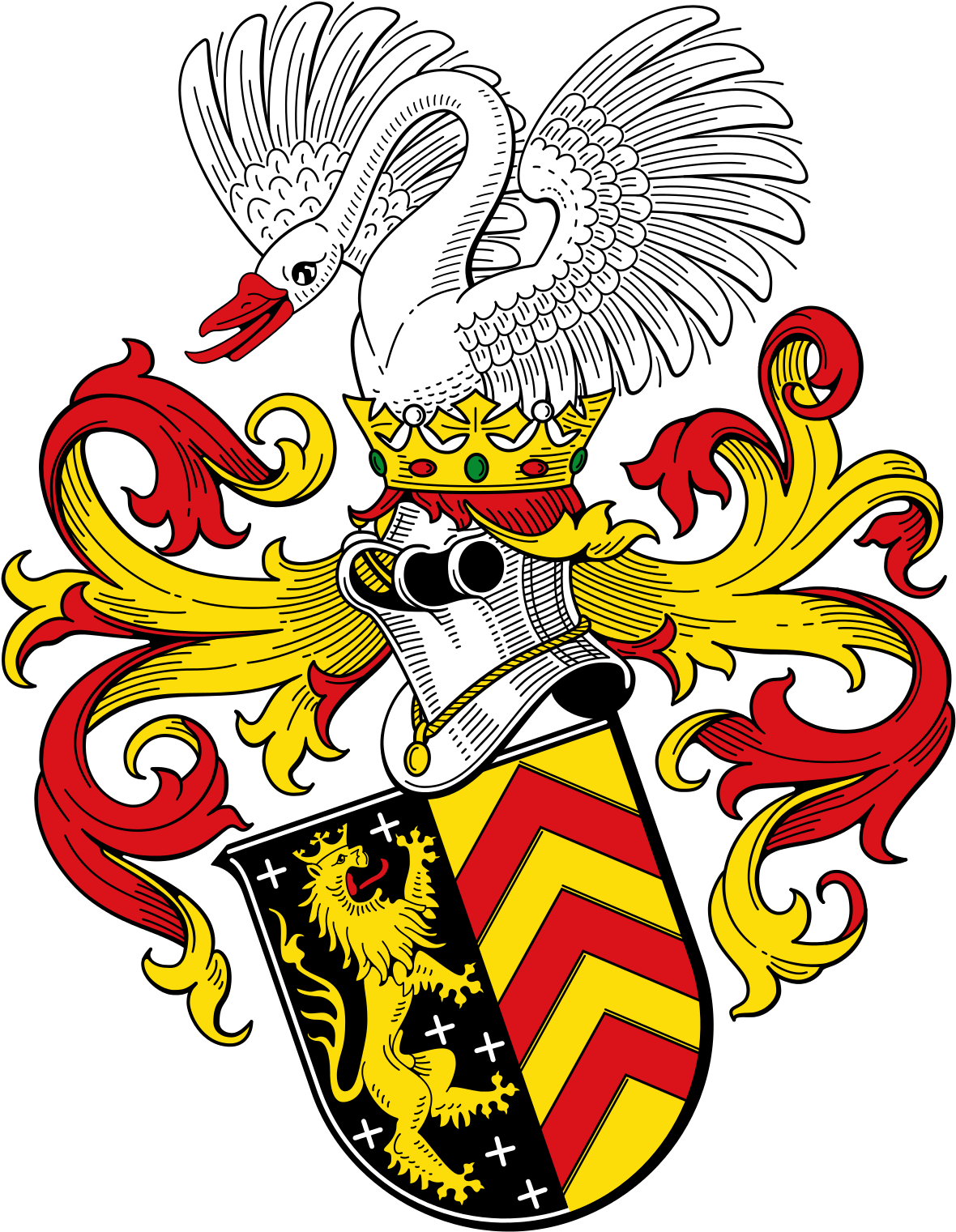 Hanau Coa Oval Ornament (1200x1536)