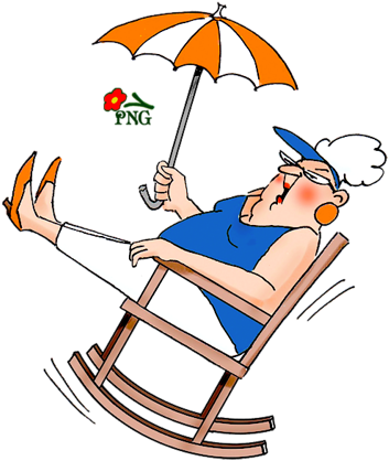 Funny Old People Vector Clipart - Funny People Clipart (440x500)