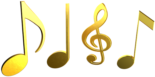 Violinschlüssel Notenschlüssel Musik Noten - Note De Musique Clé De Sol En Couleur (604x340)