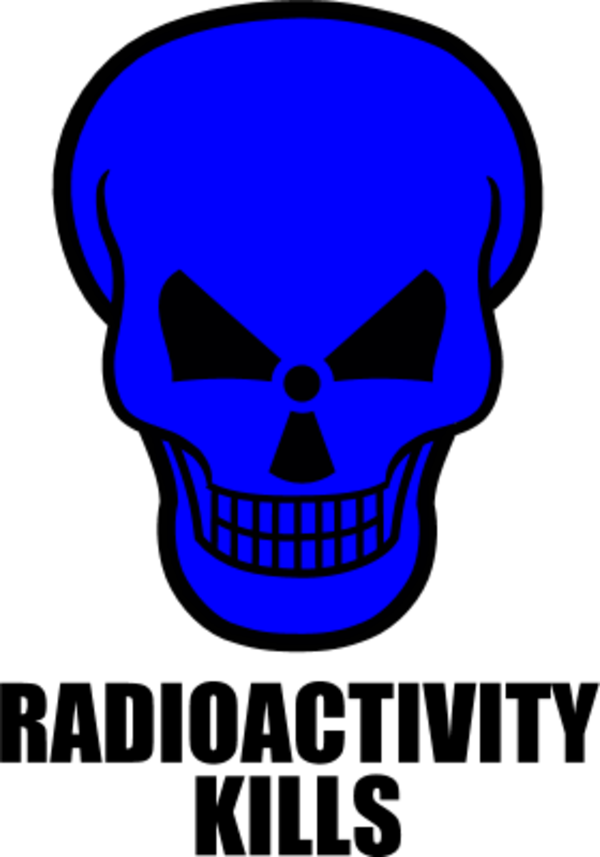 Skull Smiling Radioactivity Kills - Poison (600x857)