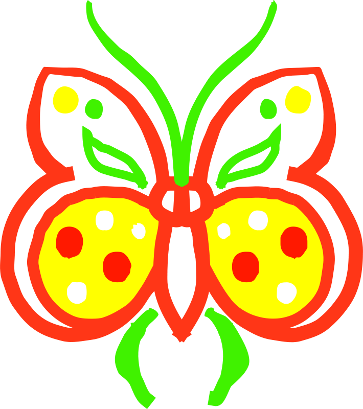 Butterfly Round Ornament (2129x2400)