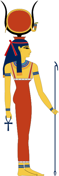 Hathor, Ancient Egyptian Goddess - Ancient Egyptian God Hathor (254x599)