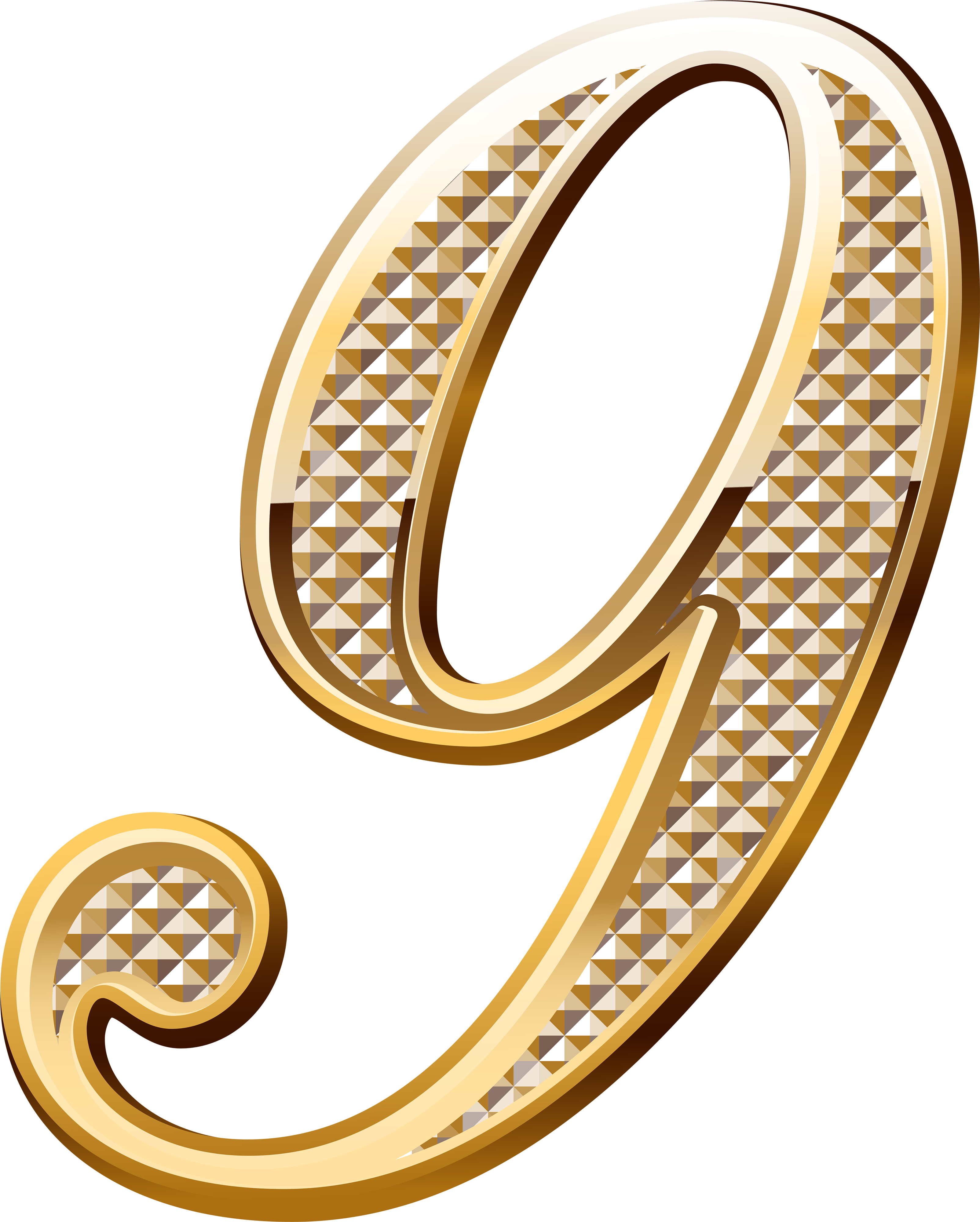 Numbers ‿✿⁀ - Number A Gold Png (3277x4088)