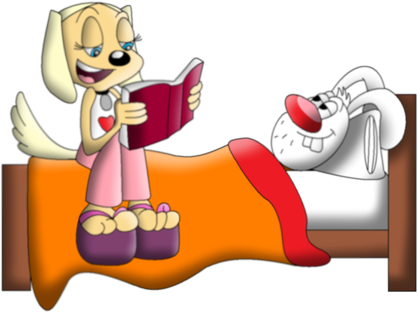 Bedtime Christmas Story By Sonicandbrandyfan On Clipart - Comics (900x674)