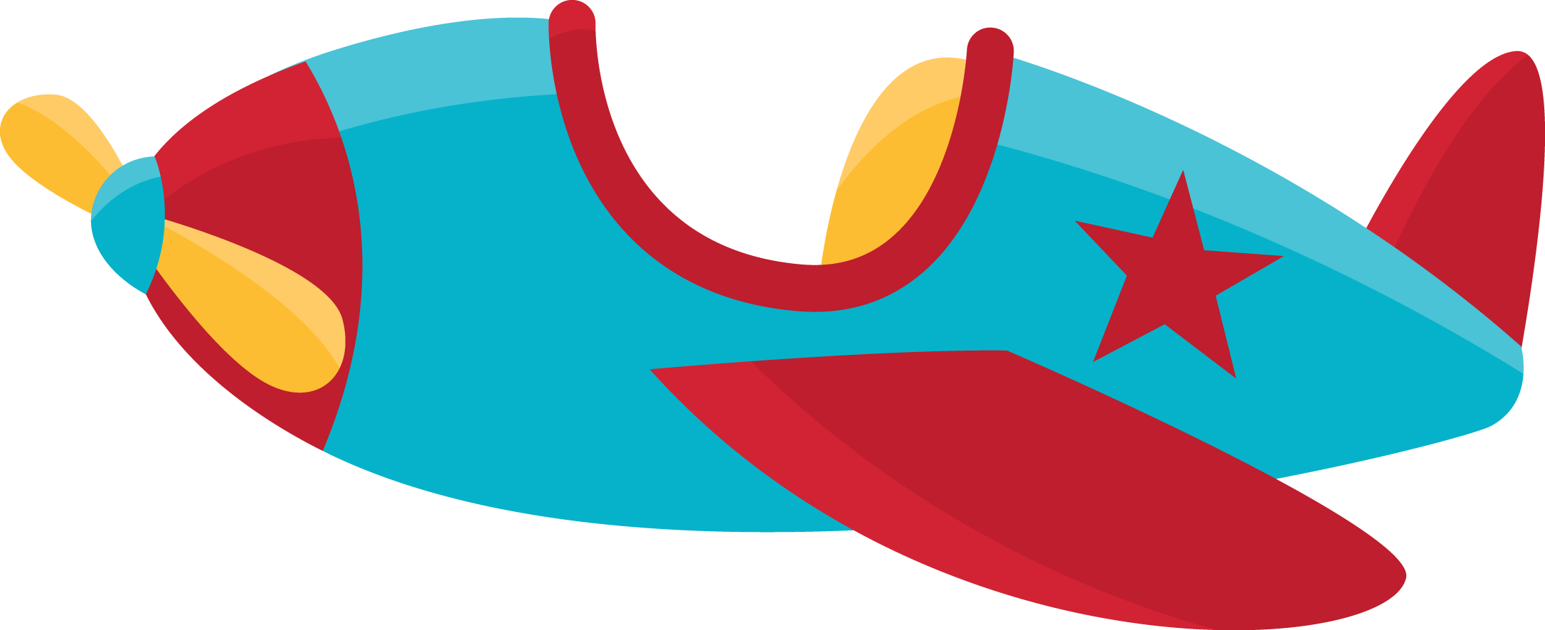 Foto - Google Fotos - Baby Plane Clipart (2172x886)