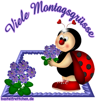 Grüsse Zum Wochenanfang Liebe Engelchen Inge Grüsst - Cartoon (372x370)