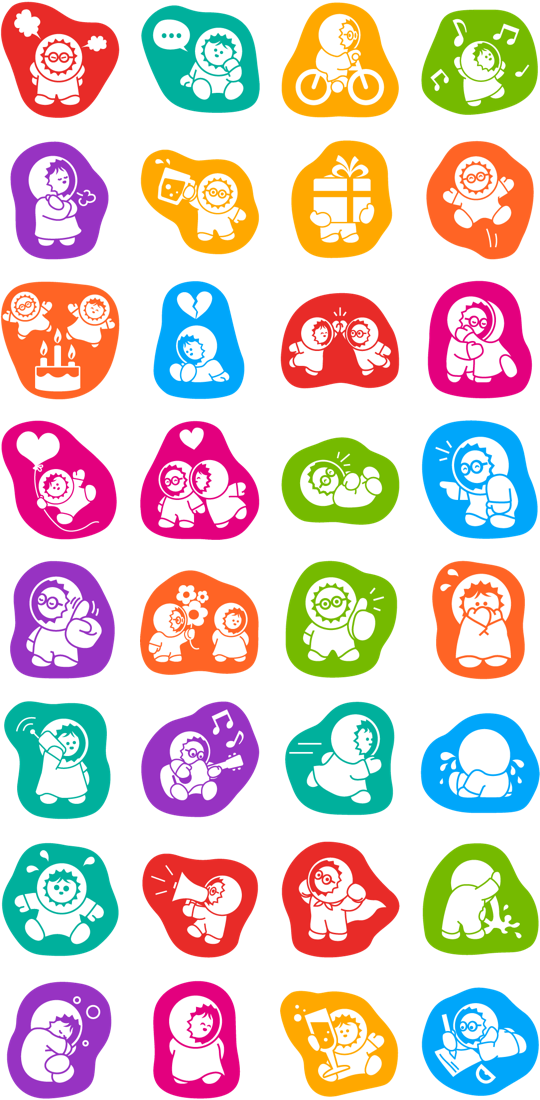 Anooki - Anooki Stickers (540x1100)