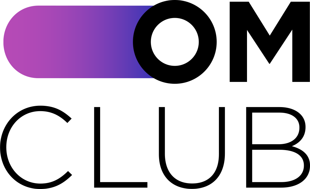 Omclub Logo On Color Positiv - Omclub Logo On Color Positiv (994x607)