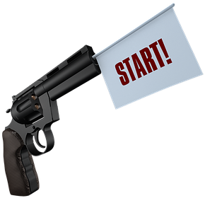Start, Waffe, Schuss, Sport, Pistole - Start Gun (604x340)