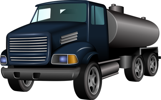 Lkw Transport Fahrzeug Benzin Diesel Kraft - Water Truck Clip Art (960x596)