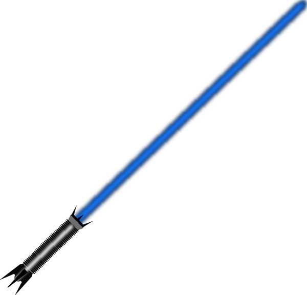 Licht, Säbel, Belletristik, Star Wars - Electric Blue (600x576)