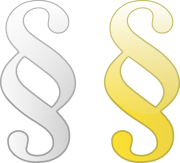 Paragraph - Clipart - Law And Justice Symbol (600x543)