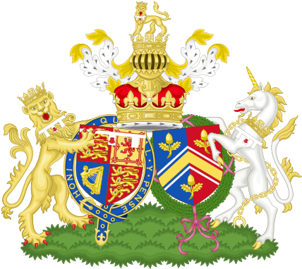 Allianzwappen Cambridge-middleton - Coat Of Arms Of Kate Middleton (440x381)