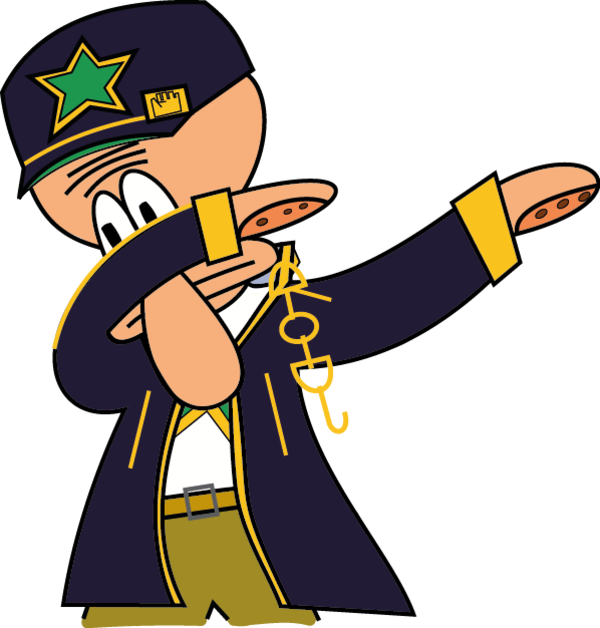 E48 - Jojo's Bizarre Adventure Dab (600x628)