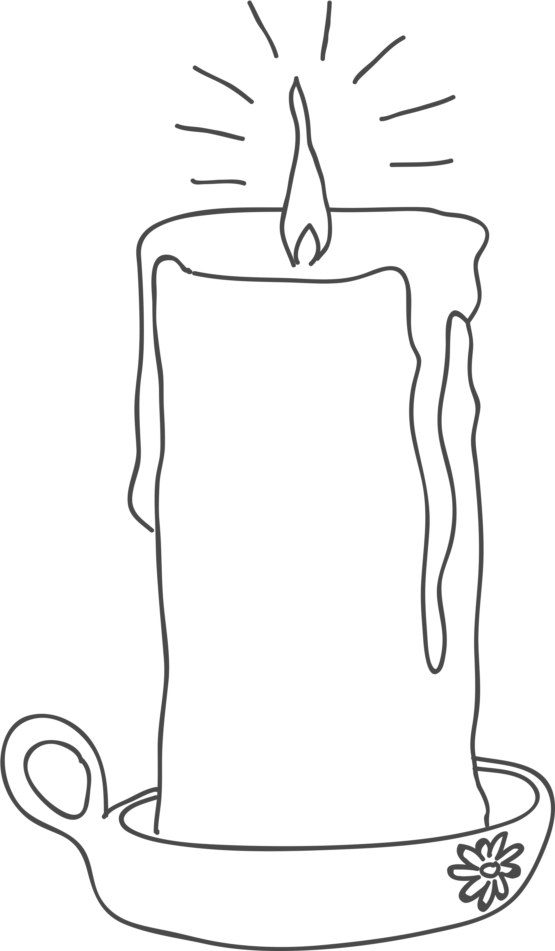 ausmalbilder kerzen