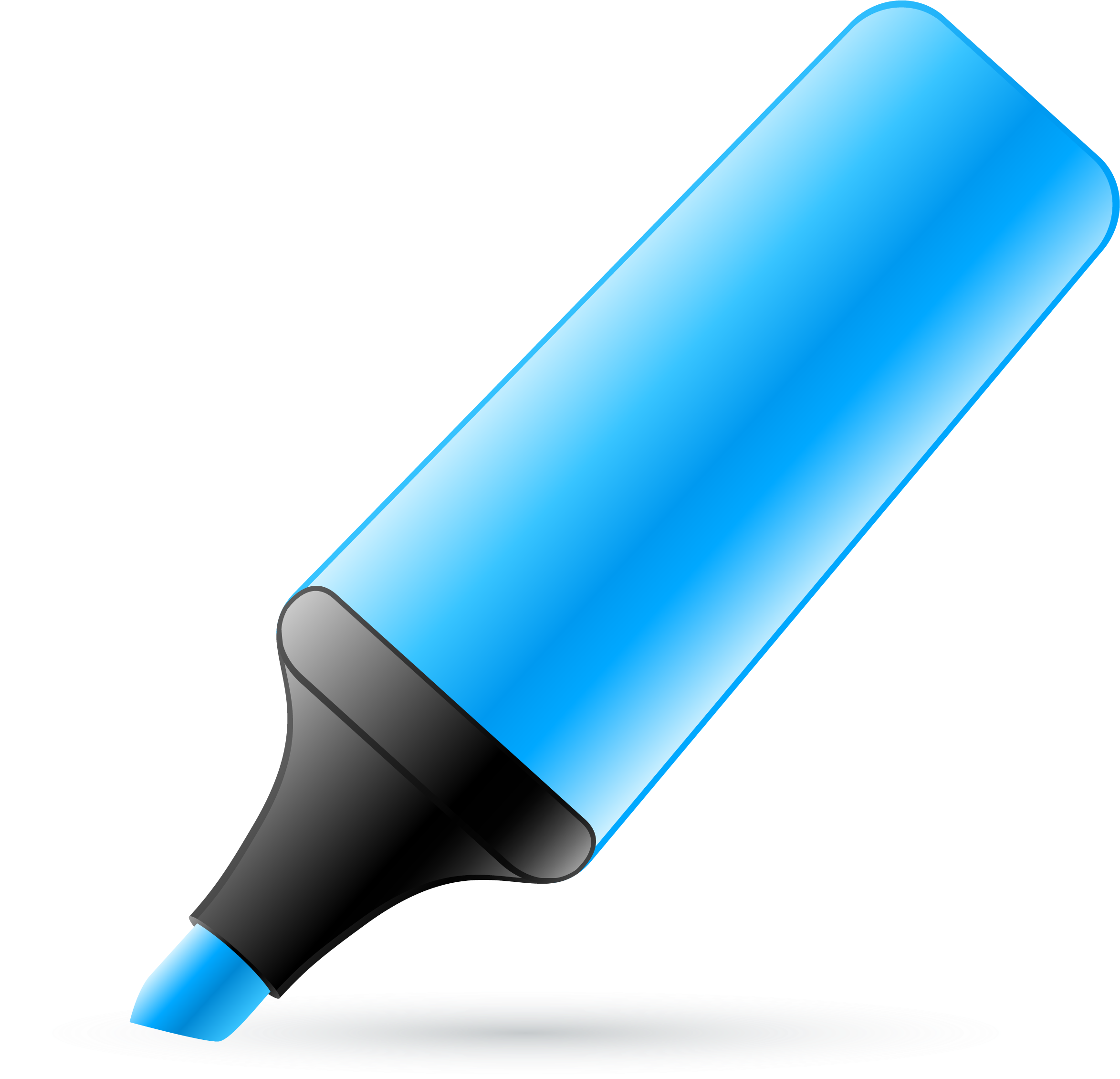 Alle Cliparts Als Zip-datei - Textmarker Clipart (2362x2259)