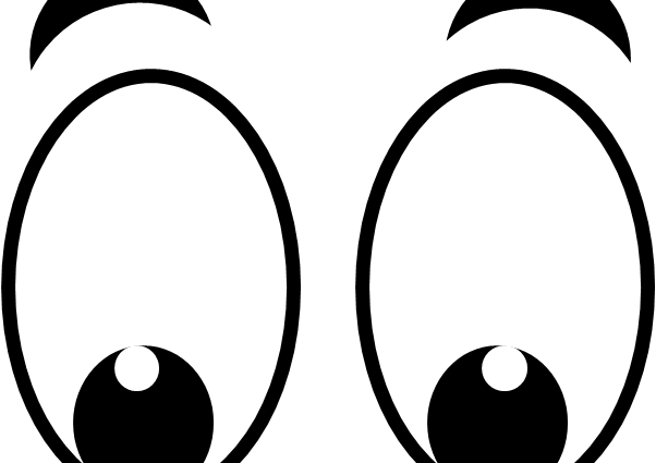 Clipart Cartoon Eyes Cartoon Eyes Cliparts Free Download - Clip Art (602x425)