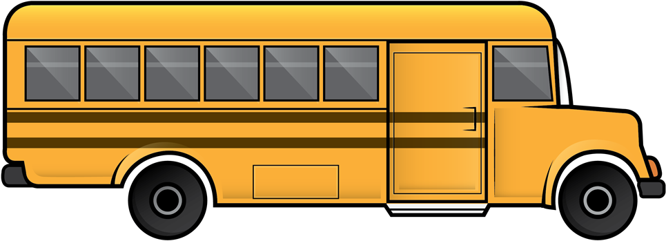 Free School Bus Clip Art - Bus Clip Art Free (1000x405)