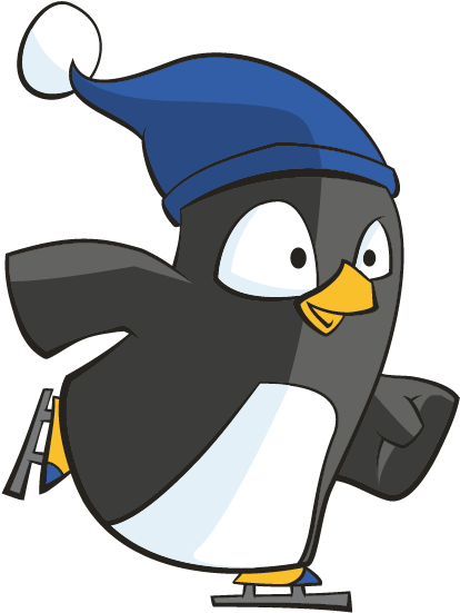Patinoire Kockelscheuer - Pingouin Patinage Png (435x580)