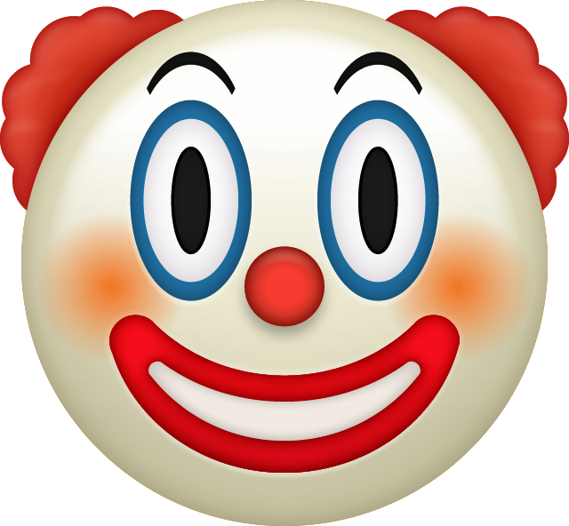 Download Clown Iphone Emoji Jpg - Emoji Clown (850x787)