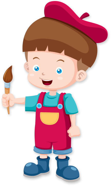 Environment, Health, Peace - Little Farmer Cartoon (434x726)