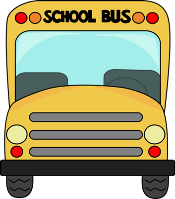 School Bus Front Clip Art - Front Of A School Bus (353x400)