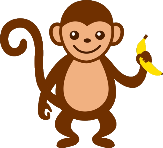 10 - 00 - 10 - 15 - Math/science 10 - 15 - 10 - 45 - Monkey Clipart (550x501)