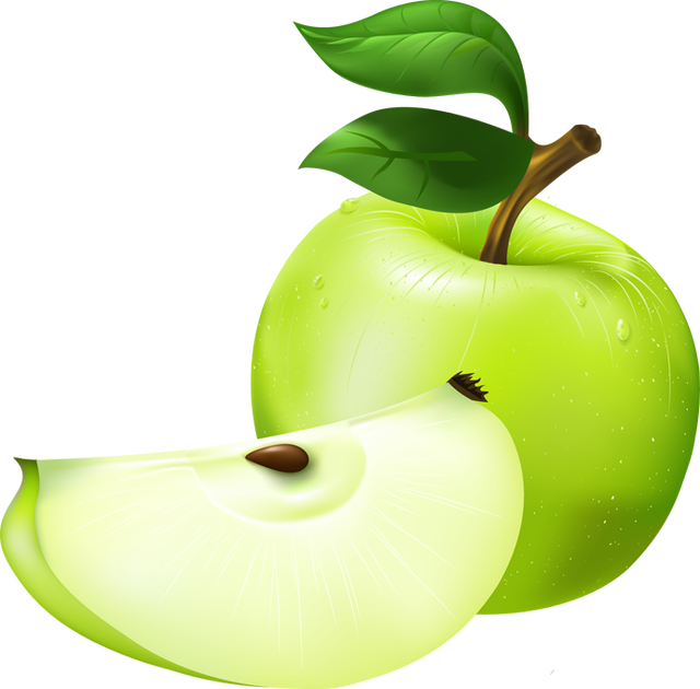 Green Apple Clipart - Green Apple Png (640x630)
