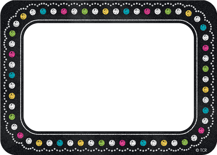 Tcr5623 Chalkboard Brights Name Tags/labels Image - Teacher Created Resources Chalkboard Brights Name Tags (1024x744)