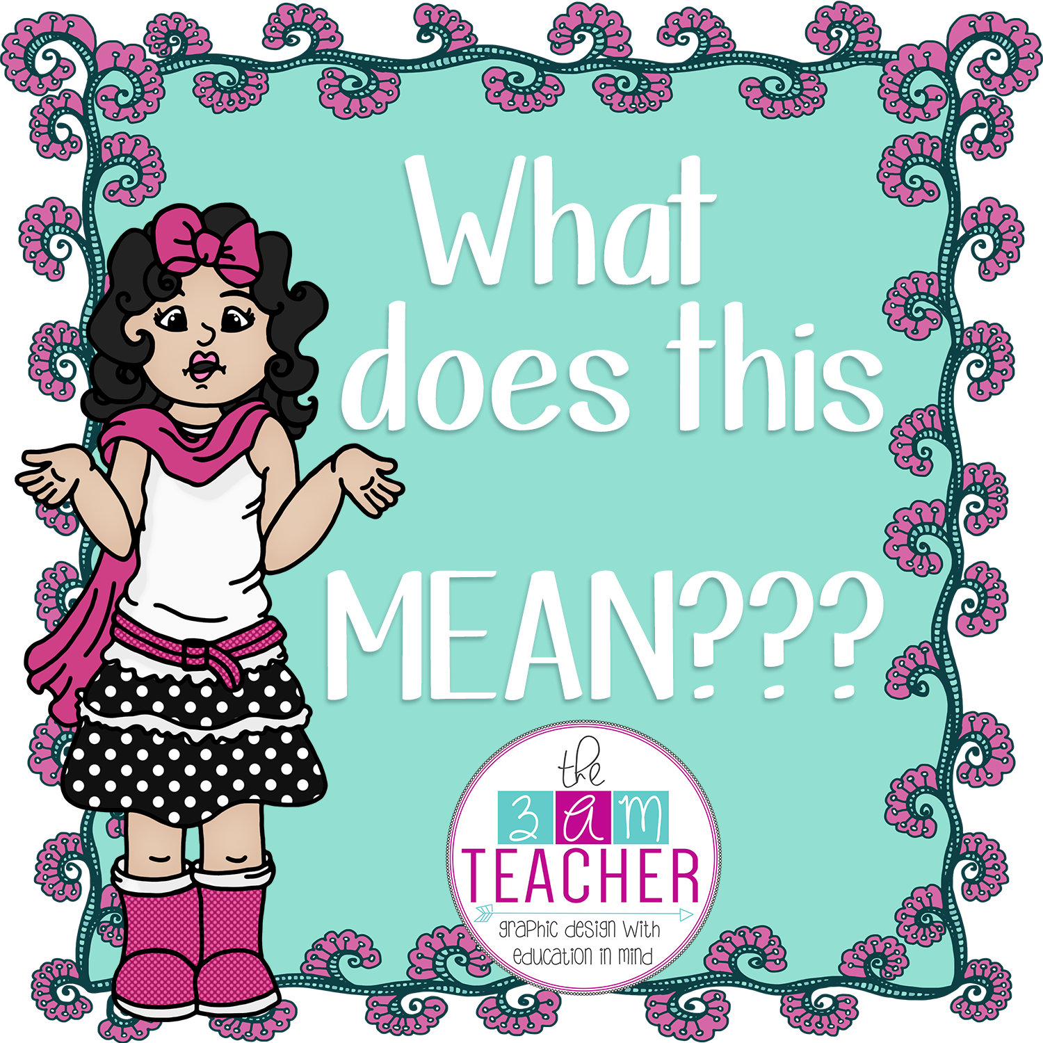 What Clipart Do People Use On Teachers Pay Teachers - Does This Mean Clipart (1500x1500)