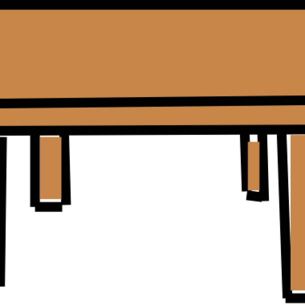 Desk Clipart Desk Clip Art At Clker Vector Clip Art - Table Png Clipart (1024x1024)