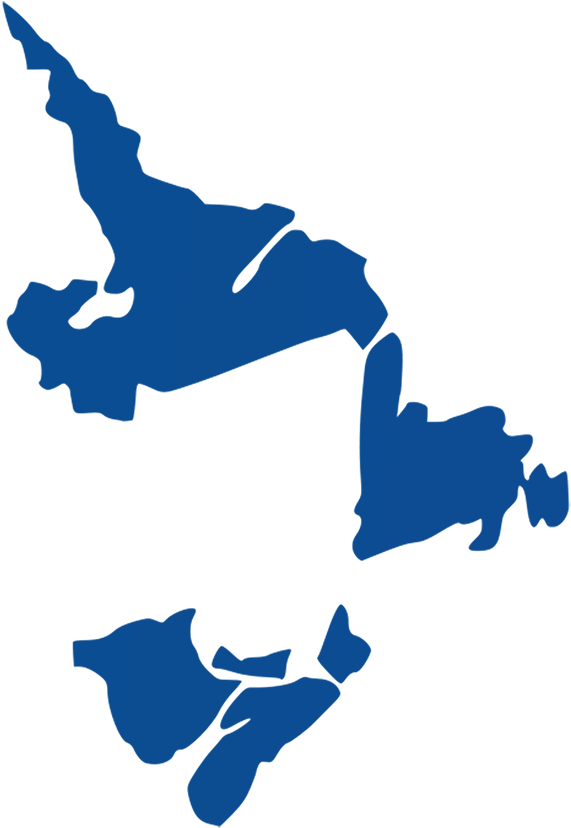 Map Of Atlantic Canada - Three Most Populated Cities In Canada (581x836)