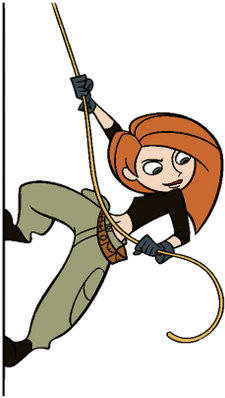 Kim Possible Climbing A Wall - Kim Possible Transparent (400x400)