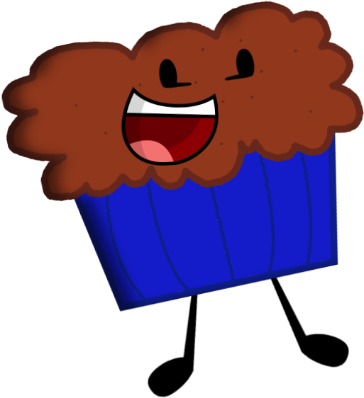 Muffin Clipart Object - Bfdi Muffin (570x590)
