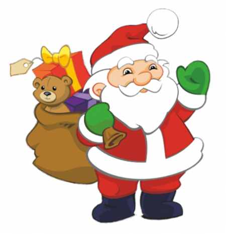 Claus Clipart - Santa Claus Clipart Png (450x466)