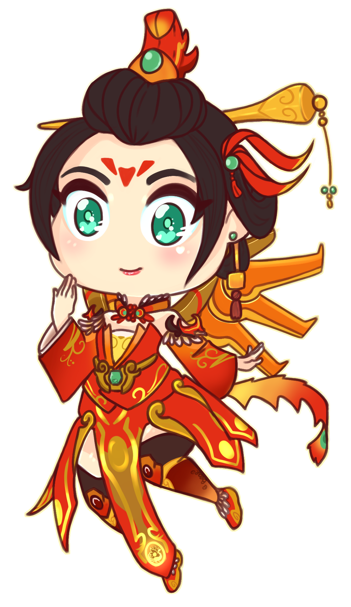 Overwatch Stickers Brigitte And Zhuque Heckin Bear - Overwatch Stickers Brigitte And Zhuque Heckin Bear (1378x2039)