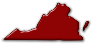 034095 Simple Red Glossy Icon Culture State Virginia - Virginia Transparent Background (420x420)