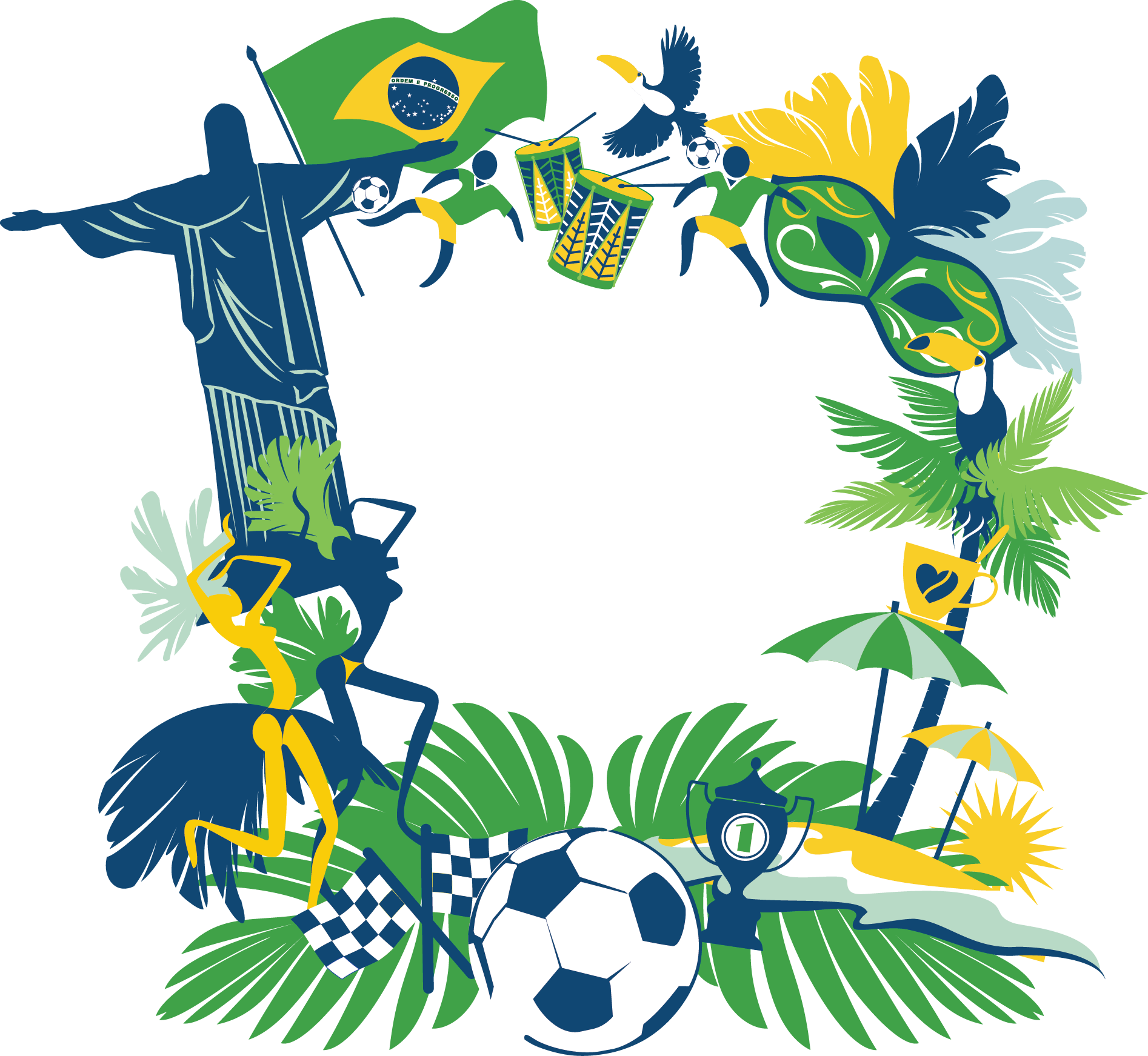 Rio De Janeiro Symbol Clip Art Sovis - Brazil (1894x1743)