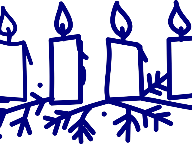 Candle Clipart Candlelight Service - Candle Clipart Candlelight Service (640x480)