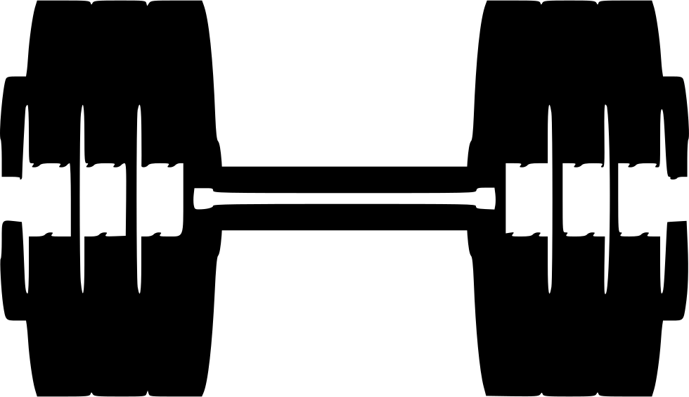 Clipart Freeuse Download Dumbell Vector Dumbbell - Dumbbell Png (980x564)