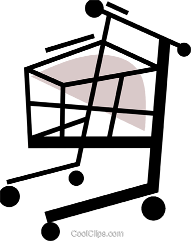 Carrinhos De Compras Livre De Direitos Vetores Clip - Carrinhos De Compras Livre De Direitos Vetores Clip (382x480)