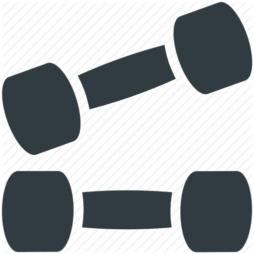 Clip Art Transparent Dumbbell Clipart Fitness Club - Clip Art Transparent Dumbbell Clipart Fitness Club (512x512)