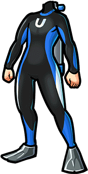 Clipart Suit Graphics Illustrations Free Download - Scuba Diver Suit Png (380x380)