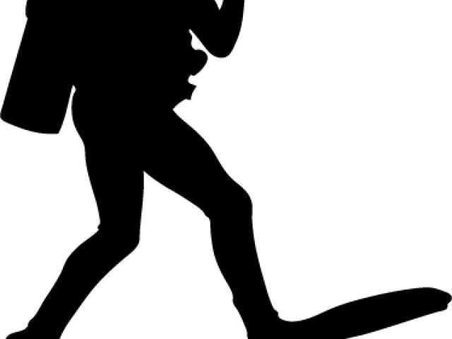 Scuba Diver Clipart Silhouette - Scuba Diver Clipart Silhouette (640x480)