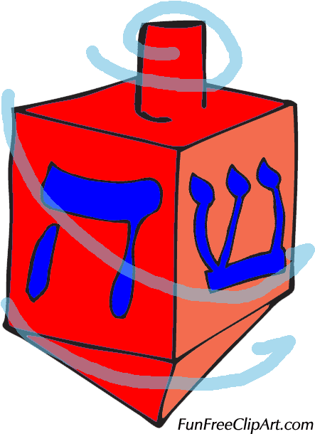 Happy Hanukkah - Clip Art (459x615)