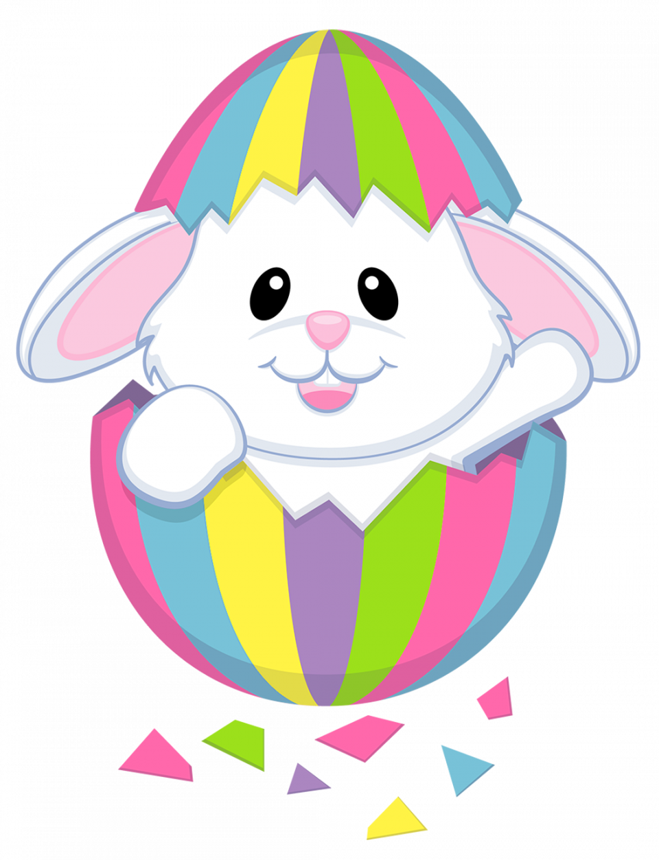 Animated Easter Group Fabulous Image Ideas Religiousree - Easter Bunny Cute Clipart (960x1253)