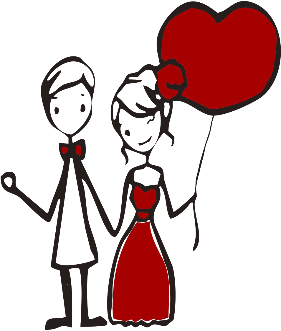Cartoon Loving Pictures - Falling In Love Cartoon (1024x1138)
