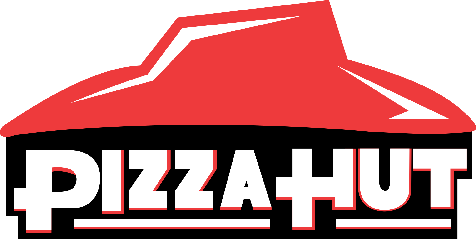 Open - Pizza Hut Logo 1955 (2000x1004)