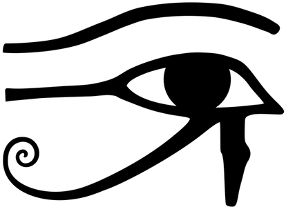 Picture Black And White Stock Egyptian Symbols Of Full - Eye Of Horus Svg (450x300)