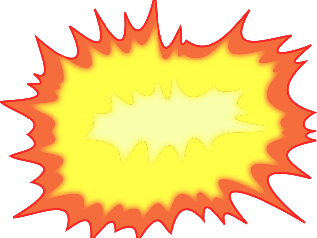 Drawn Explosions Transparent - Explosion Clip Art (640x480)